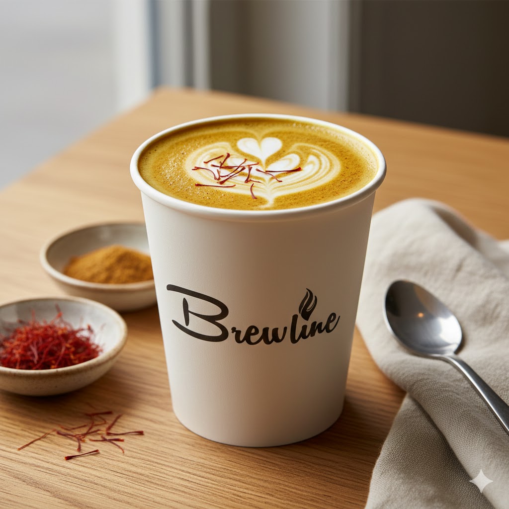 Saffron Latte Hot